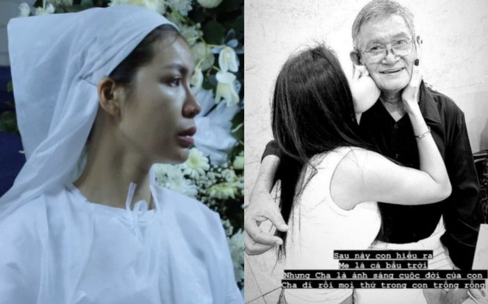 Nghẹn ngào hình ảnh lần đầu công bố trong tang lễ ba ruột Minh Tú Ảnh 2