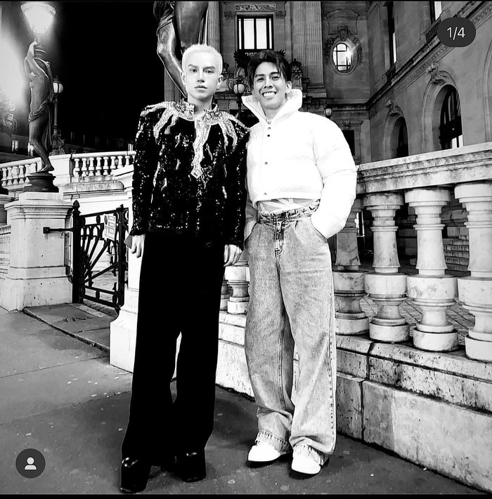 Lâm Nguyễn chụp cùng Call me Duy.