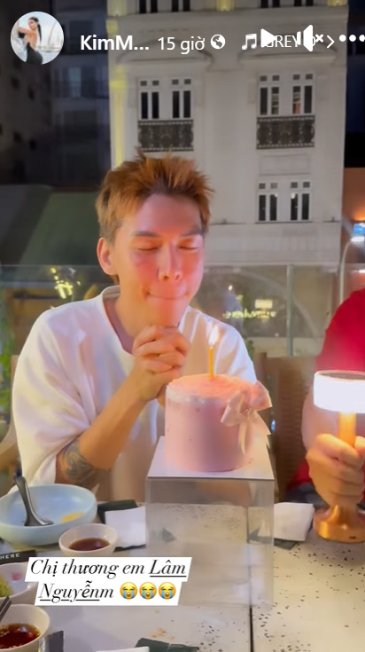 Vài tuần trước, Lâm Nguyễn được bạn bè tổ chức sinh nhật.
