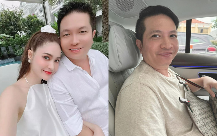 Chồng Đoàn Di Băng trước và sau khi nhấn mí.