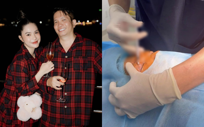 Chồng Đoàn Di Băng tranh thủ trùng tu nhan sắc trong lúc vợ khám thai Ảnh 2