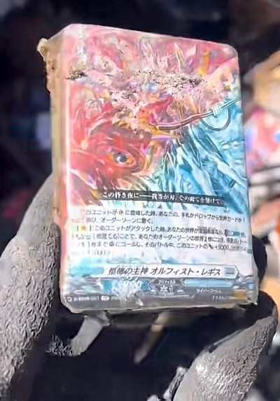 Những chiếc thẻ bài được tìm thấy trong đống đổ nát.