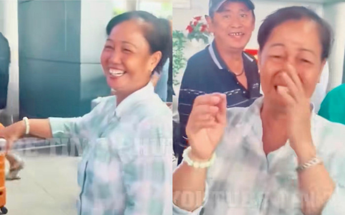 Ra sân bay đón con đi Nhật trở về, nghe con gọi tên ba mẹ cảnh giác vì sợ người lạ đánh thuốc mê Ảnh 2