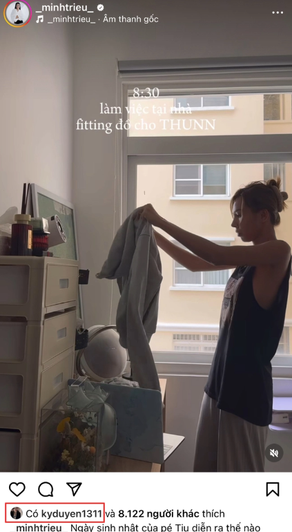 Dân mạng phát hiện Kỳ Duyên có động thái đặc biệt khi 'thả tim' vào bài đăng sinh nhật của Minh Triệu. 