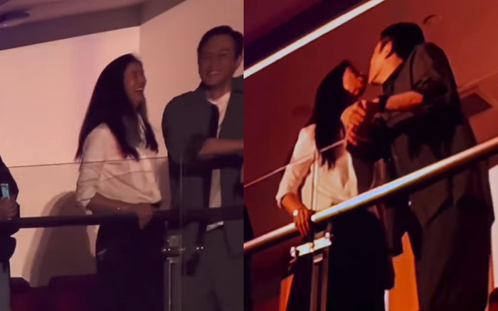 Cặp đôi nổi tiếng showbiz bị bắt gặp hôn nhau khi đi xem ca nhạc Ảnh 2