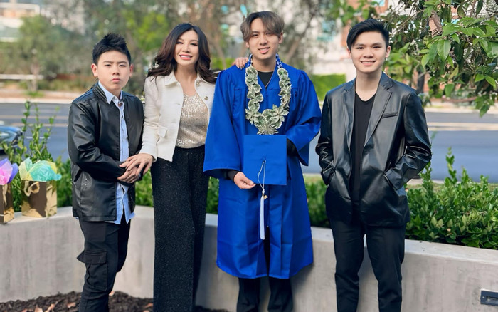 Con trai Bằng Kiều tốt nghiệp cấp 3, một chi tiết vượt trội gây chú ý Ảnh 2