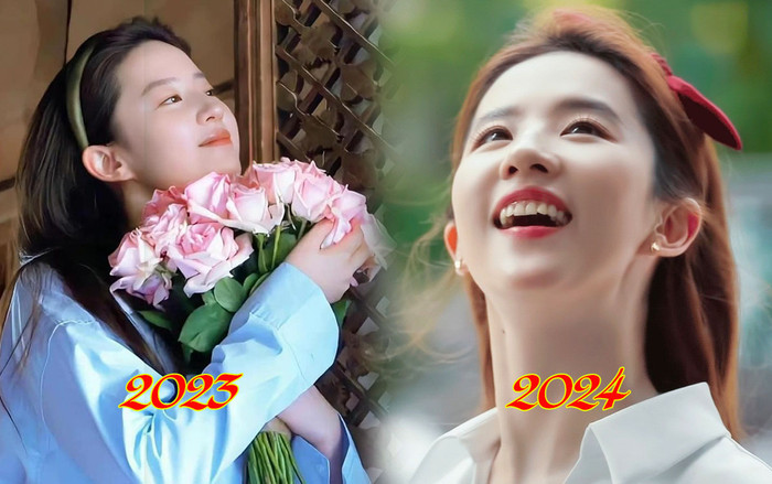 Lưu Diệc Phi lại tạo trend, khiến hoa hồng vàng cháy hàng Ảnh 2