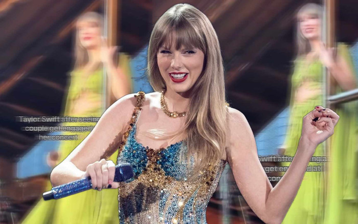 Khoảnh khắc 'nhiều chuyện' của Taylor Swift gây sốt Ảnh 2