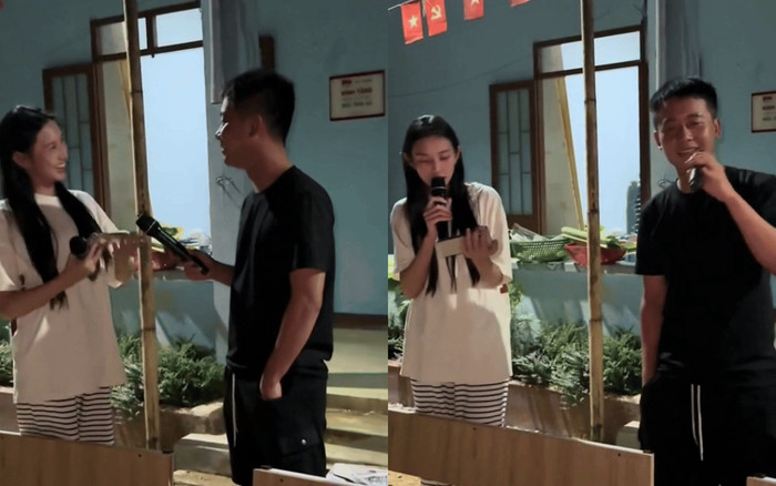Thùy Tiên bật Quang Linh tanh tách, biểu cảm đáng yêu khiến nhà trai không nỡ trách Ảnh 2