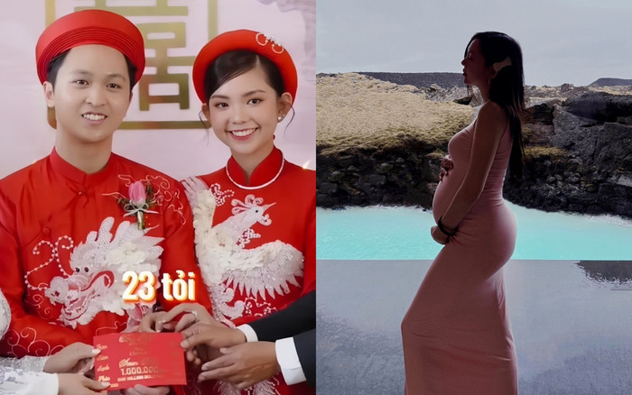 Cô dâu 100 tỷ mang bầu 6 tháng có nhan sắc gây chú ý Ảnh 2