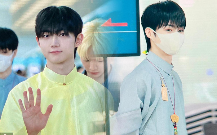Hanbin rủ rê thành viên TEMPEST mặc Áo dài đến Việt Nam Ảnh 2