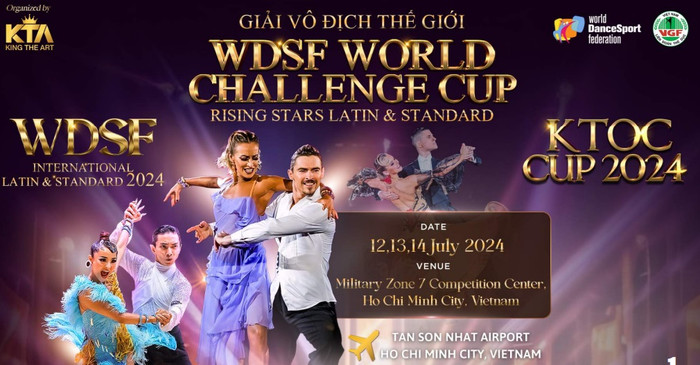 Giải vô địch thế giới WDSF WORLD CHALLENGE CUP lần đầu tổ chức tại Việt Nam, do Khánh Thi 'cầm trịch'. 