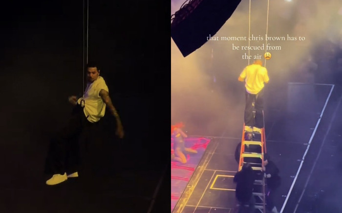 Nam ca sĩ bị treo lơ lửng trên không vì 'chơi trội' trong show diễn Ảnh 2