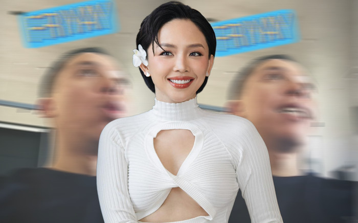 Hoàng Touliver 'đánh bay hình tượng' trong lúc Tóc Tiên luyện thanh Ảnh 2