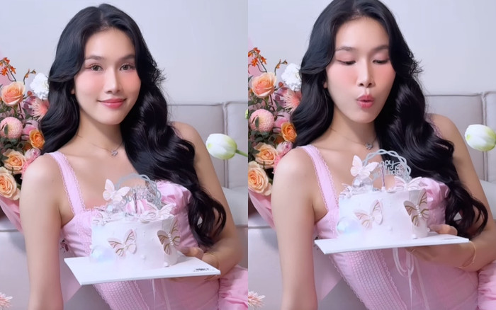 Á hậu Phương Anh ngọt ngào tựa công chúa trong sinh nhật tuổi 26 Ảnh 2