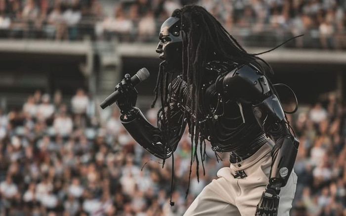 Nghệ sĩ nổi tiếng bí mật tham gia buổi biểu diễn của ca sĩ robot: Thực hư ra sao? Ảnh 2