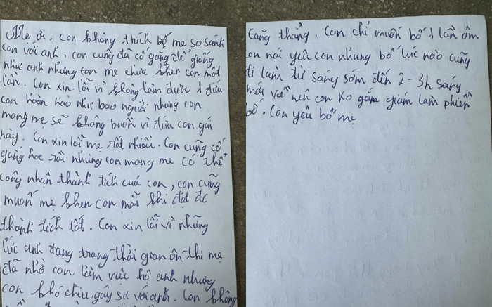 Bức thư tay 'cần được bố nói lời yêu' của bé gái khiến dân mạng rơi nước mắt Ảnh 2