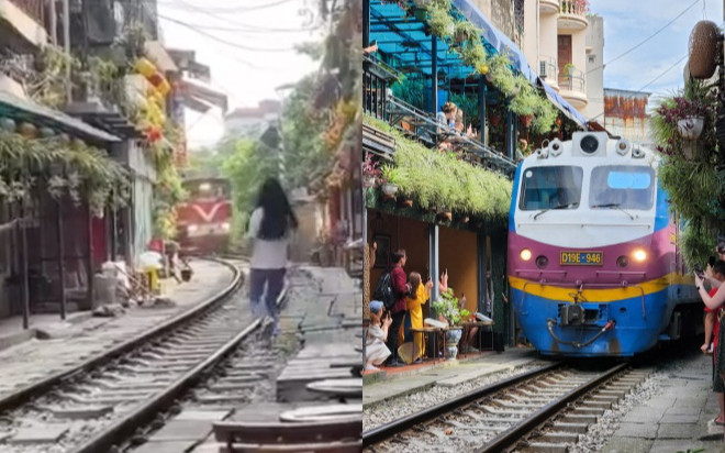 Công an truy tìm cô gái lao ra đầu tàu đang chạy để chụp ảnh ở Hà Nội Ảnh 2