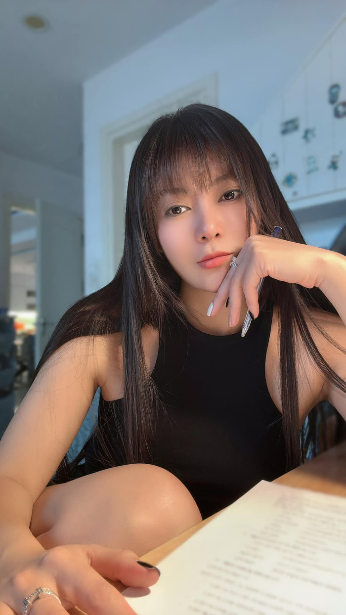 Thanh Hương ngày càng thăng hạng nhan sắc.