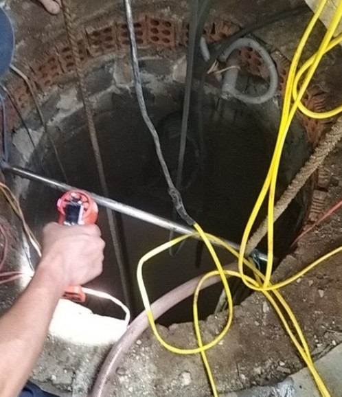 Giếng sâu nơi người đàn ông gặp nạn