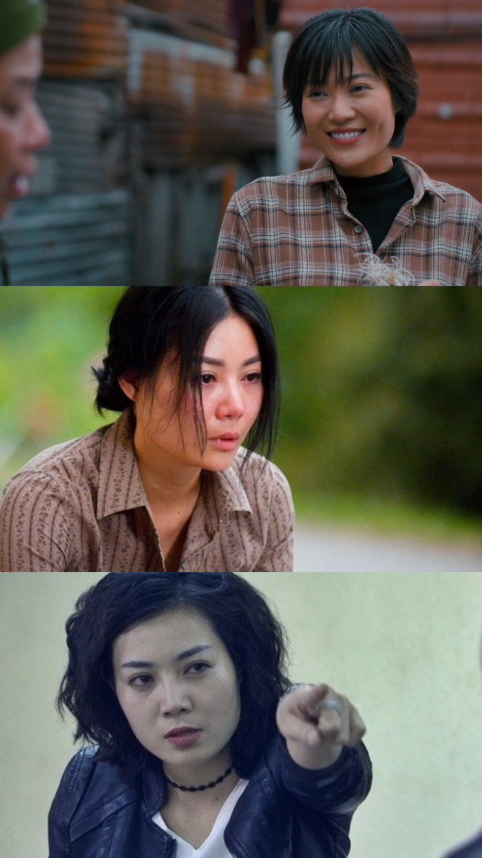 Thanh Hương khi lên phim lại cá tính, gai góc và thay đổi phong cách chóng mặt.