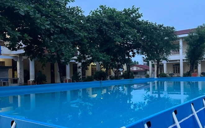 Một học sinh ở Thái Nguyên đuối nước tại bể bơi của nhà trường Ảnh 2
