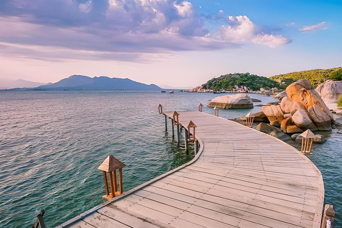 Mùa hè ở Hòn Tre luôn có thời tiết đẹp nhất.