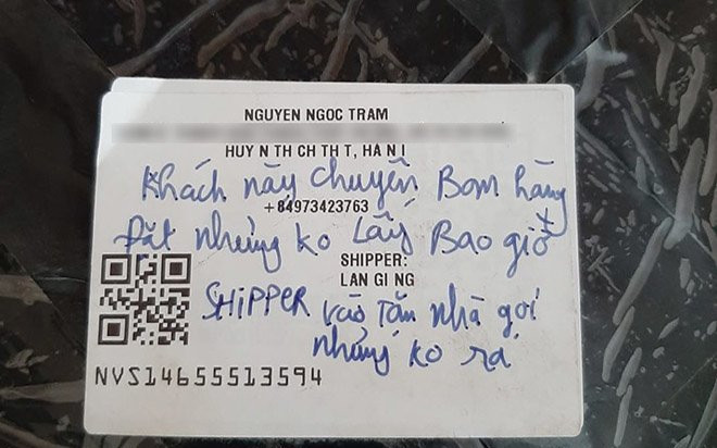 3 lần bị 'bom hàng', shipper để lại dòng chữ tiết lộ thói quen xấu của khách hàng Ảnh 2