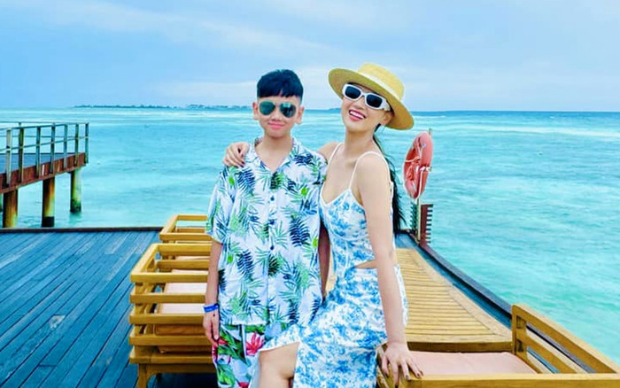 'Chị gái' Quỳnh Kool khoe con trai 11 tuổi cực phẩm Ảnh 2