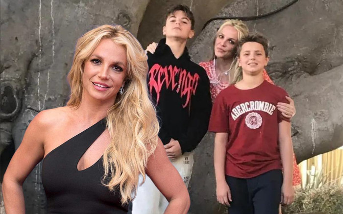 Britney Spears hàn gắn với hai con trai Ảnh 2