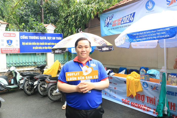 Tình nguyện viên Nguyễn Bình An.