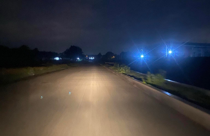 Đoạn đường vắng diễn ra vụ cướp của tài xế xe ôm công nghệ. 