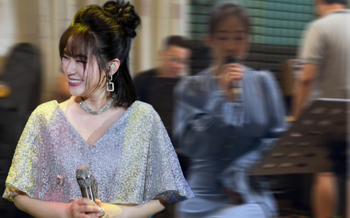 Lương Bích Hữu tập hát, diện mạo hiện tại khiến dân mạng suýt không nhận ra Ảnh 2