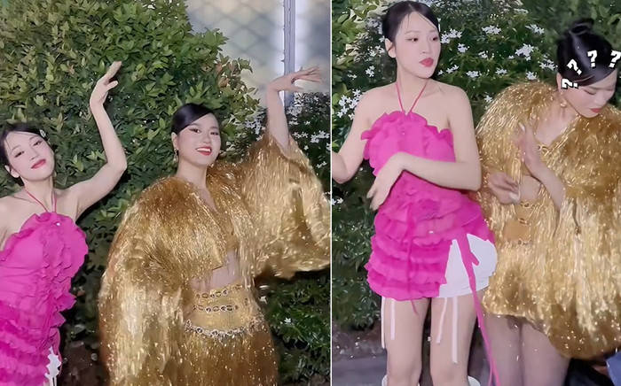 Lâm Vỹ Dạ - Puka lên đồ đu trend 'Biển Tình', suýt gặp sự cố 'muối mặt' Ảnh 2