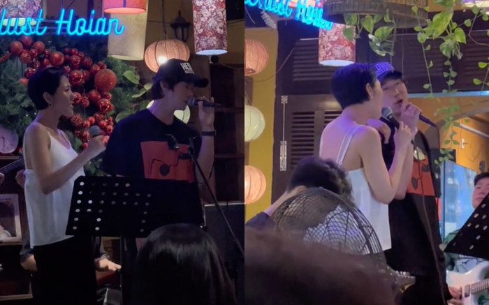 Sao hạng A Hàn Quốc bí mật sang Việt Nam, bị bắt gặp hát trong quán cà phê Ảnh 2