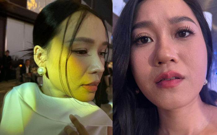 Lâm Vỹ Dạ - Puka cùng hội chị em bị Ninh Dương Lan Ngọc 'dìm hàng' không thương tiếc tại đám cưới Midu Ảnh 2