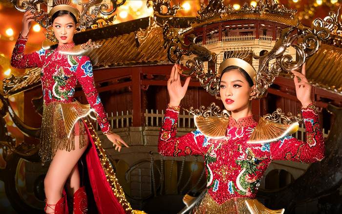 Trang phục dân tộc Việt Nam thi Miss Grand International bị đạo nhái? Ảnh 2