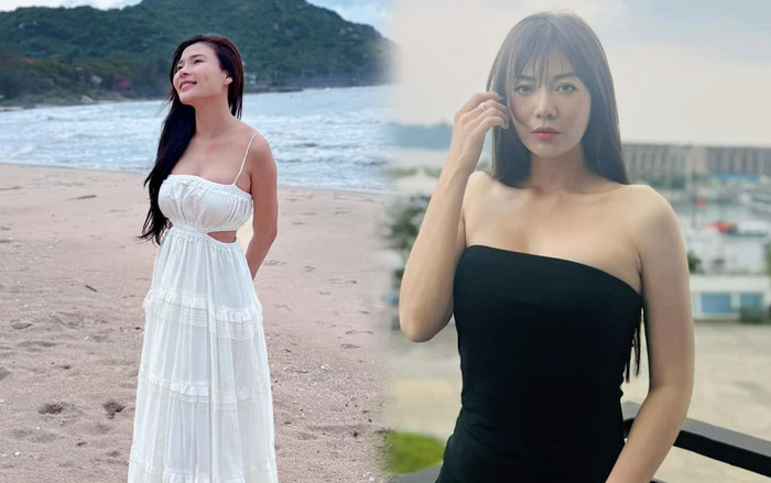 Thanh Hương - Thúy Diễm 'rủ nhau đi biển': Người khoe dáng như hoa hậu, người lại tựa nàng thơ hoang dã Ảnh 2