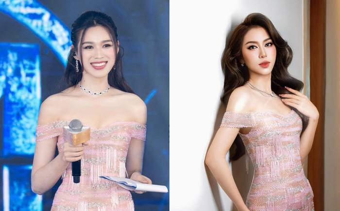 Một người đẹp đụng váy với Hoa hậu Đỗ Thị Hà Ảnh 2