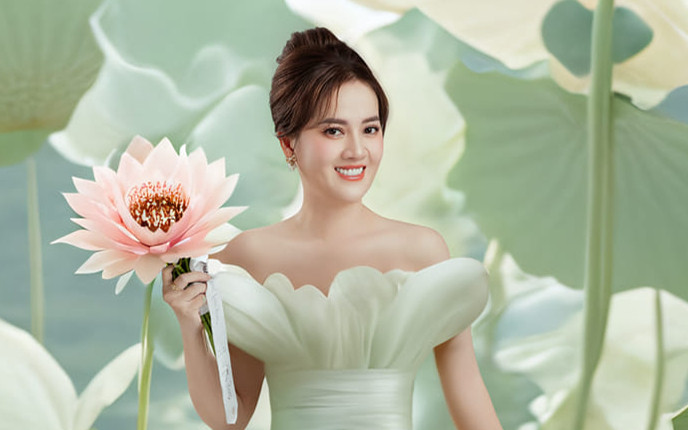 Con gái Vũ Linh khoe vai trần nuột nà trong bộ ảnh 'thần tiên tỷ tỷ' Ảnh 2