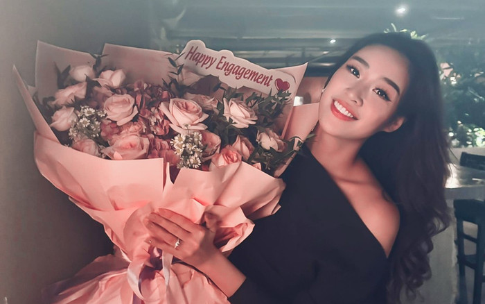 Hoa hậu Khánh Vân lộ diện sau tin vui, Hoàng Thuỳ chúc phúc 'không giống ai' Ảnh 2