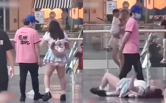 Nũng nịu với người yêu ở trung tâm thương mại, cô gái khiến cộng đồng mạng mắc cỡ Ảnh 2