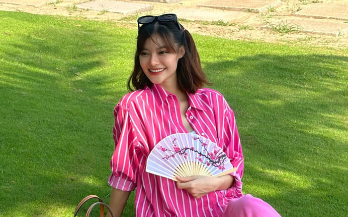 Á hậu Kiều Loan không dự sự kiện, toàn diện váy áo rộng thùng thình: Liệu có tin vui? Ảnh 2