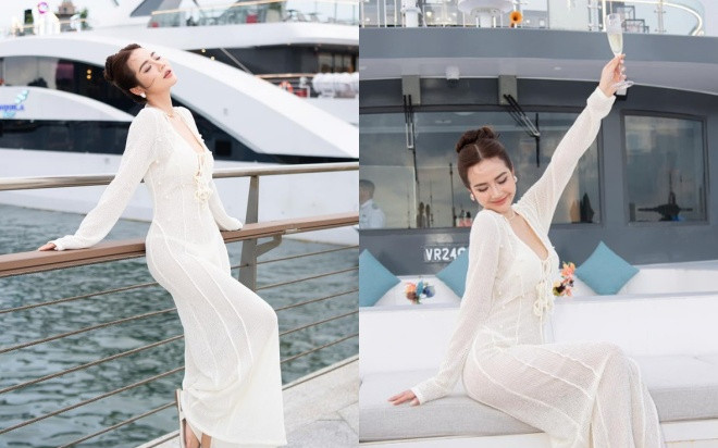 Huyền Lizzie bị chỉ trích vì diện trang phục xuyên thấu trong ngày trọng đại Ảnh 2