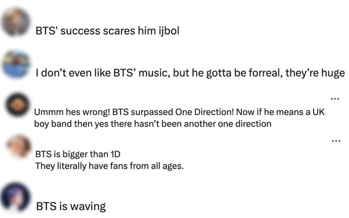 Nhiều người nhận định BTS 'lớn mạnh' và đã 'vượt mặt' One Direction.