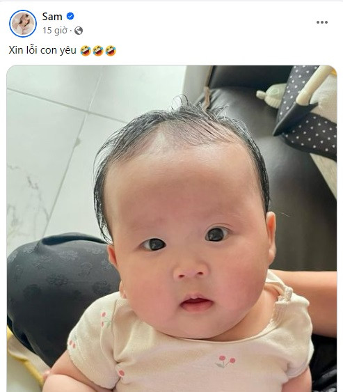 Diễn viên Sam xin lỗi con gái, lý do liên quan Ngô Kiến Huy Ảnh 1