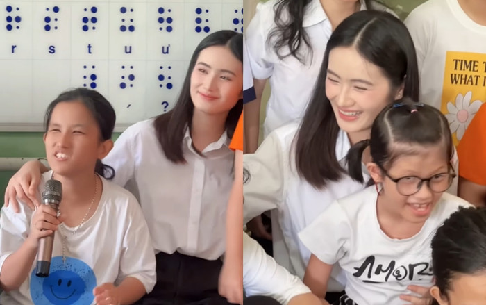 Hoa hậu Ý Nhi tham gia hoạt động thiện nguyện đầu tiên sau khi về Việt Nam.