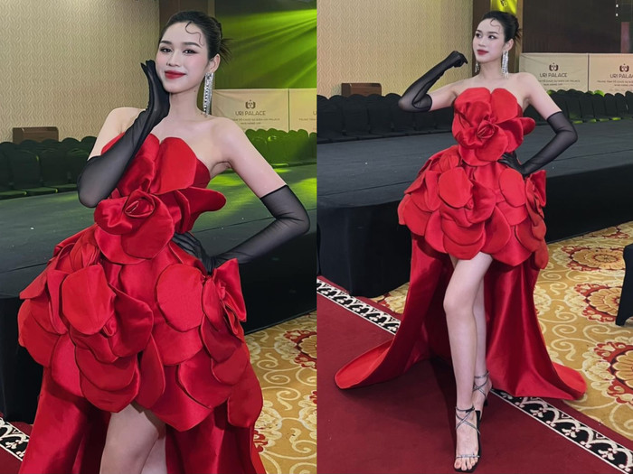 Đỗ Thị Hà trắng 'phát sáng' trong loạt ảnh mới, diện váy ngắn khoe khéo chân dài nuột nà 1m11.