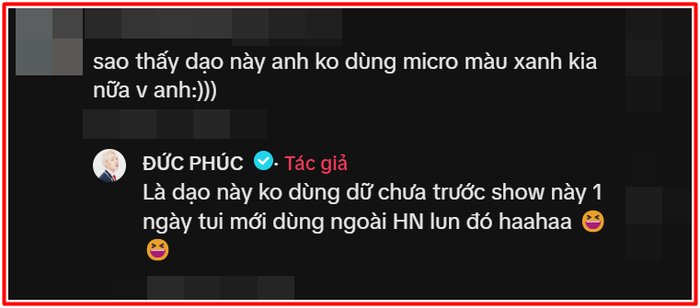 Đức Phúc nói gì khi bị fan phát hiện không dùng 'đồ nghề' quen thuộc để biểu diễn? Ảnh 3