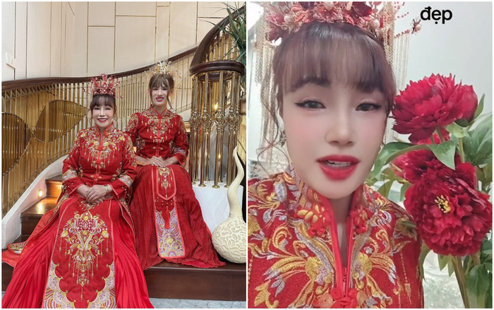 Thi thoảng, cô dâu Thu Sao lại khiến dân tình bất ngờ khi tung ra những bộ ảnh mới của mình